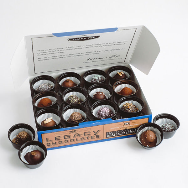 Box of 24 Chocolate Truffles | Legacy Chocolates - St. Paul, MN